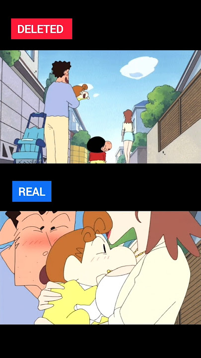 Shinchan Deleted Scene vs Real Scene 💀🤣
