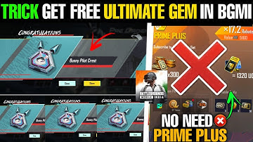 😲New Trick Get Free Ultimate Gems In Bgmi | How To Get Free Ultimate Gem in Bgmi 