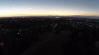 Drone footage of the Totality of the Eclipse over Oregon