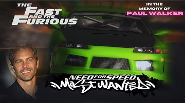 The Fast and the Furious Mitsubishi Eclipse | NFS Most Wanted Remastered