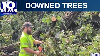 Intense storms in Southwest Virginia result in downed trees throughout the Town of Bedford