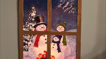 How to make a window frame wall art ￼