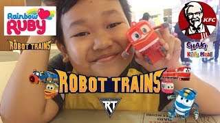 Robot Trains dan Rainbow Ruby KFC Chaki Kids Meal