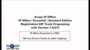 IPO Essential SIP Special  - Telquest 800-288-7466
