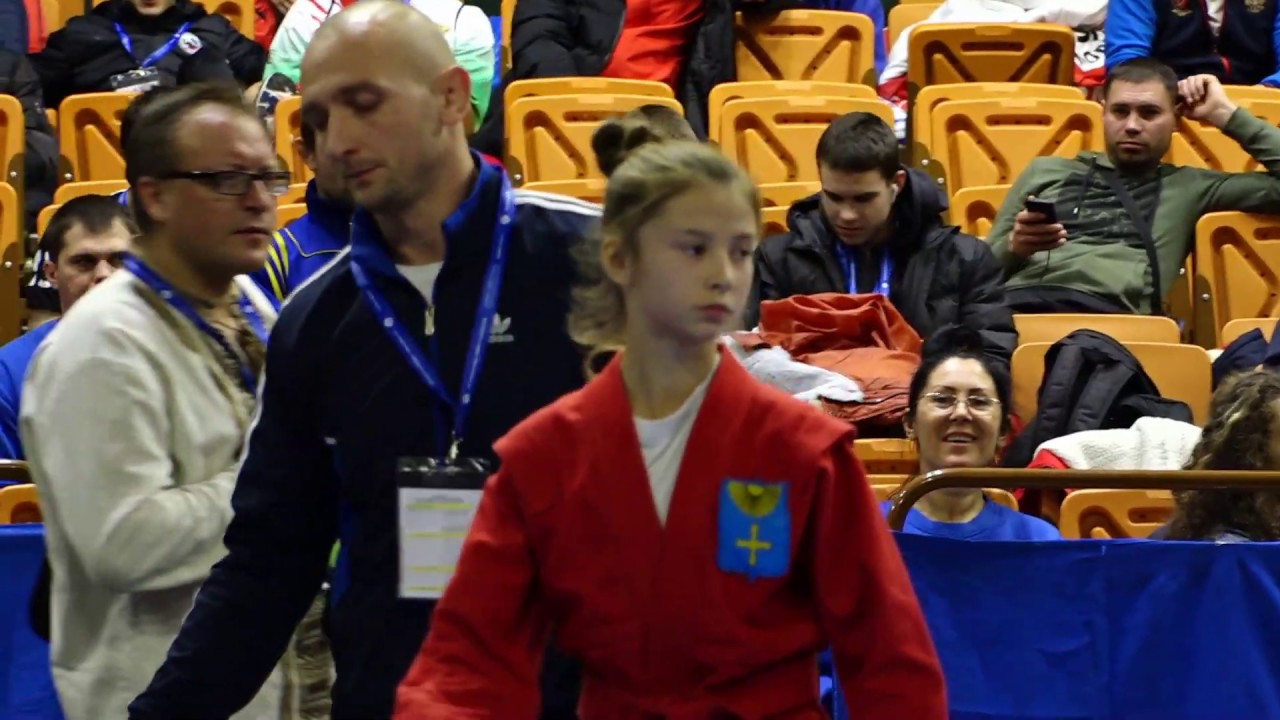 BOBROVA (RUS)  vs FEDORCHENKO (UKR). World Cadets SAMBO Championships 2018