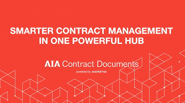 AIA Contract Documents: Smarter Contract Management in One Powerful Hub