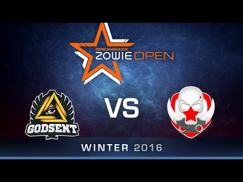 CS:GO - Godsent vs Gambit- Semi-Finals - Overpass - DreamHack ZOWIE Open Winter 2016
