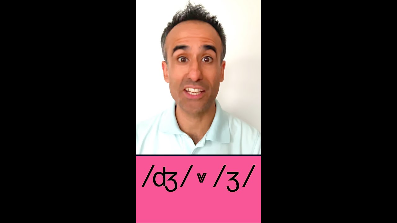 Learn the difference between /ʒ/ & /dʒ/ ? - YouTube