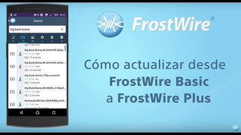 Cómo actualizar desde FrostWire Basic a FrostWire Plus