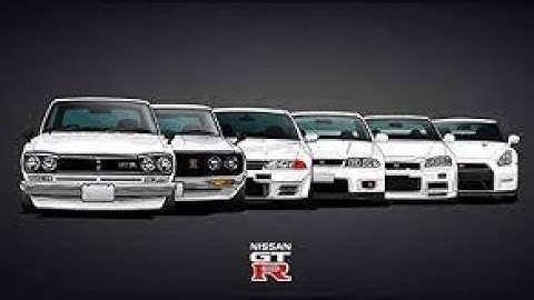 EVOLUTION OF NISSAN SKYLINE/ GENERATION OF NISSAN SKYLINE/ GODZILLA