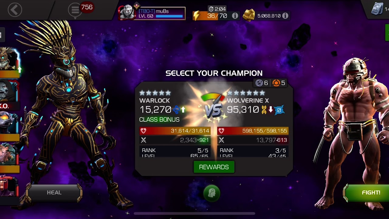 5r5 IAbom vs 7.1.4 Weapon X boss fight