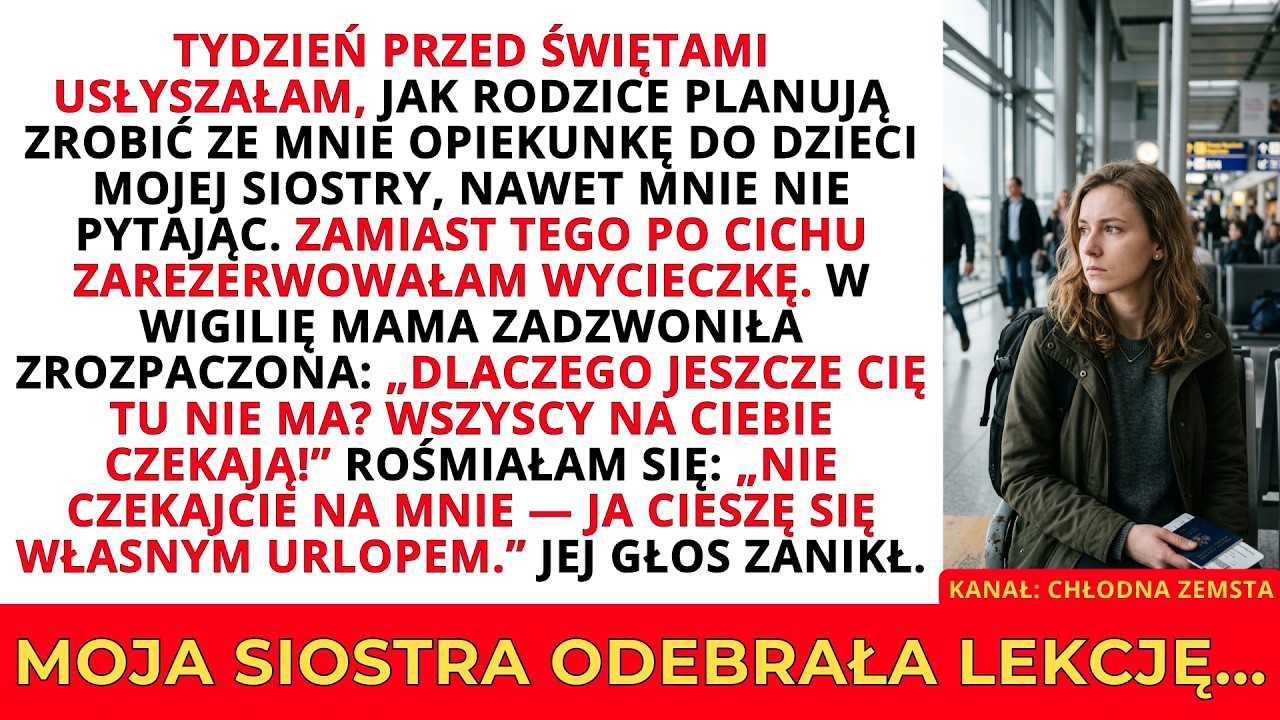 Stałam w przedpokoju rodzinnego domu z reklamówką sernika w dłoni i usłyszałam, jak moja siostra mówi do rodziców: „Kalina i tak nic nie robi. Nie ma faceta, nie ma dzieci. Postawimy ją przed...