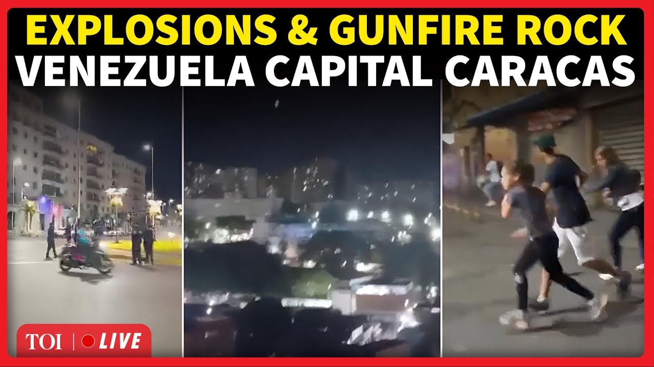 Explosions, Gunfire Rock Venezeula Capital Caracas; Pres. Palace Sealed, Troops Deployed
