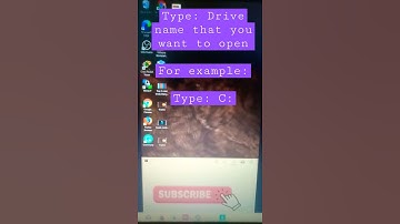 How to open PC drive using run command