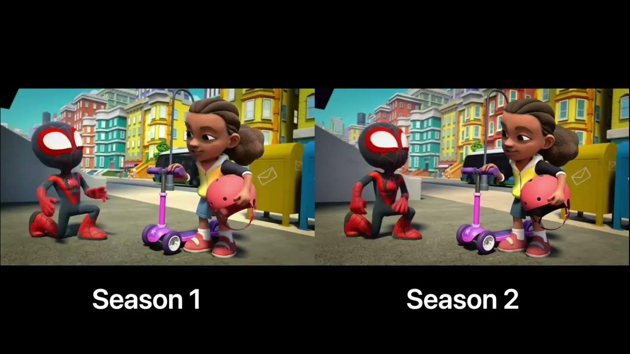Spidey And His Amazing Friends Intro Song Spidey and his amazing friends theme song comparison - YouTube
