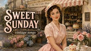 Sunday at the Old Cake Shop | Tea, Cakes & Roses Cozy Village Ambience | Relaxing Vintage Songs screenshot 5