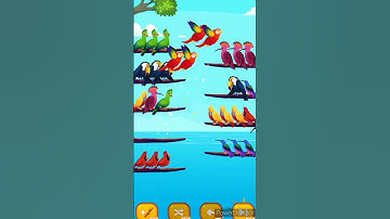 Bird Sort Color Puzzle Game Level 37 #shortsfeed #shots #funnyshorts
