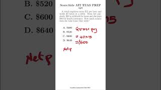 ATI TEAS Math Trick: Paycheck Question Most Students Miss 😳