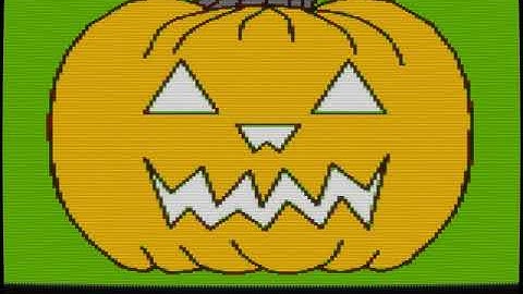 Atari 7800 Happy Halloween Demo