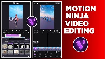 Motion Ninja Video Editing Tutorial | How To Use Motion Ninja Video Editor App | Video Editing Apps