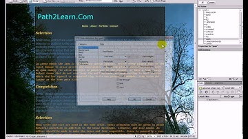 dreamweaver advance web designing style 1c advance style 2c css