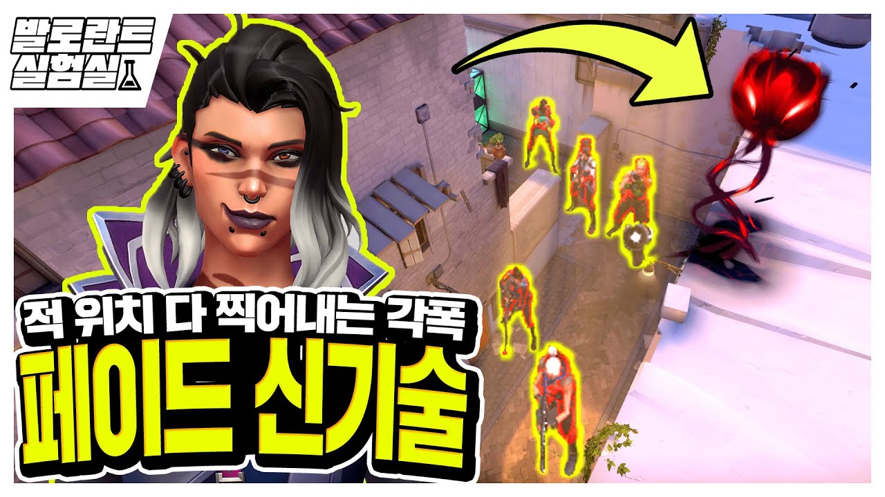 [발로란트] 각폭? 각독? 이젠 ⭐각귀신⭐ 신규요원 페이드 스킬200% 활용하는 신기술 ㅣ 발로란트마닥개