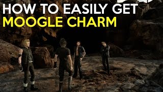 FINAL FANTASY 15 - HOW TO EASILY GET  MOOGLE CHARM IN DUARELL CAVERNS (CHAPTER 3+)