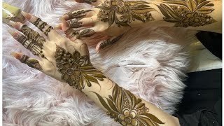 Latest?beautiful? floral henna? design/back hand mehndi?design/heavy mehndi design back hand/mehndi