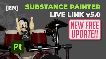 [ENG] NEW! Substance Painter LiveLink V5.0 overview! #substancepainter #substancedesigner