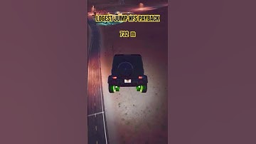 Record-Breaking Longest Jump in NFS Payback! | Insane Air Time!