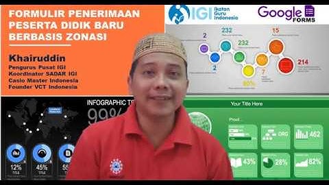 Membuat Form PPDB Online berbasis Zonasi melalui Google Form