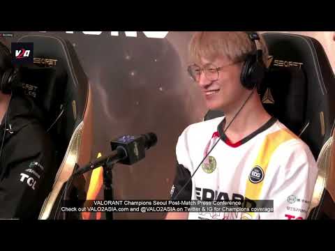 EDward Gaming (EDG vs. FUT) VCT Champions Seoul Post-Match Press Conference