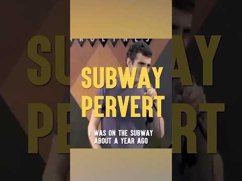 Subway pervert. Young me.