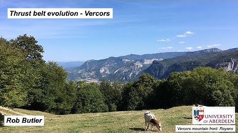 Thrust belt evolution - Vercors