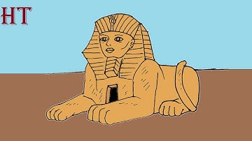 How to Draw a Sphinx Easy for Beginners