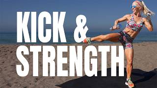 30 MIN KICKBOX & WEIGHTS | Fun Cardio Combos | Strength Sets