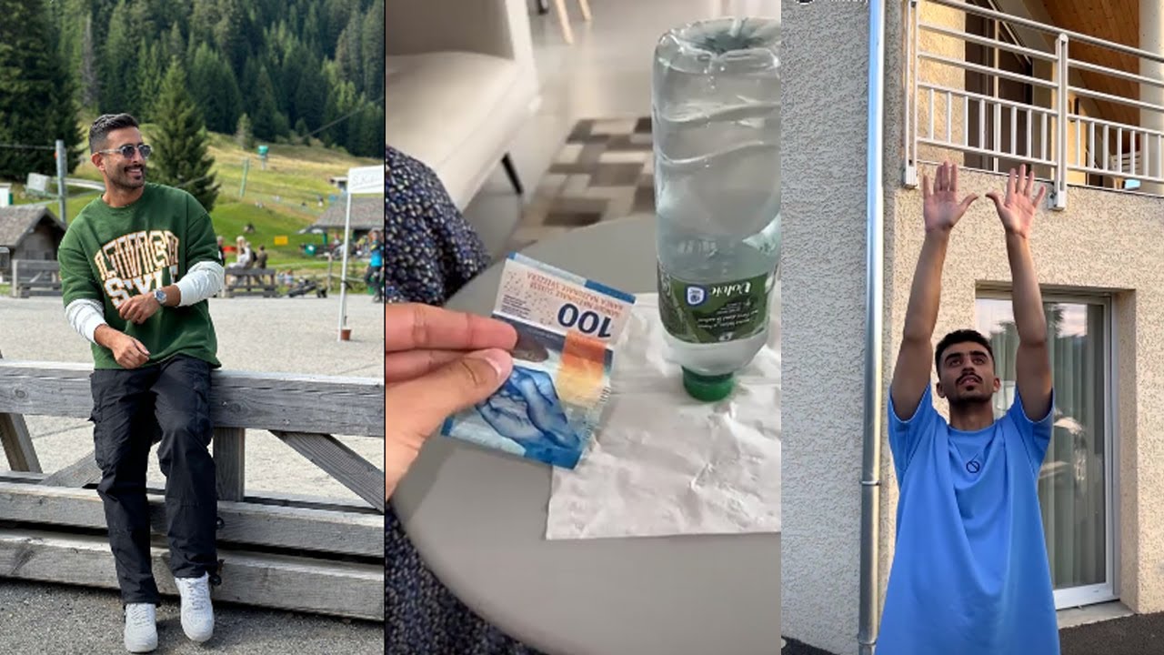 ضحك عبدالرحمن السدحان في تحدي القارورة مع أمي هيلة😂😂