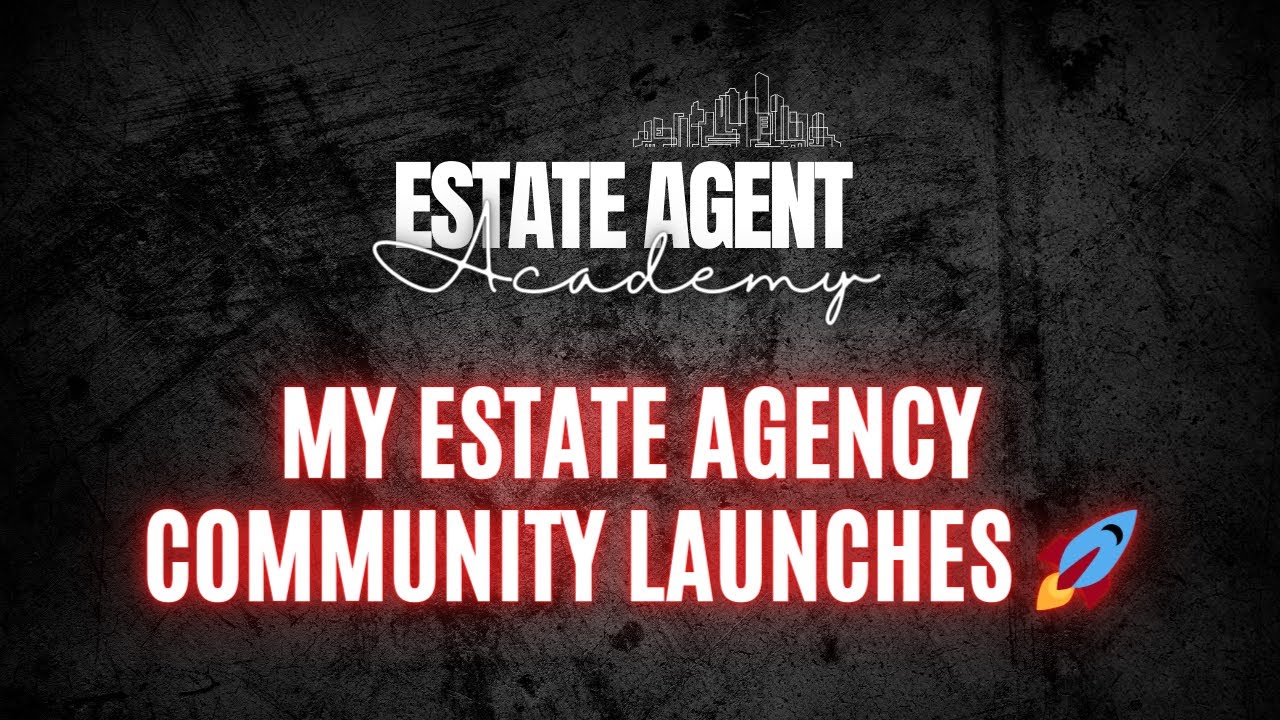 Super excited to announce the launch of the Estate Agent Academy 🚀 ...