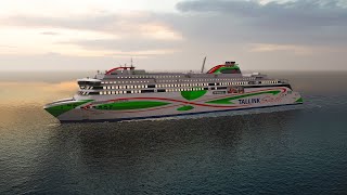 Tallink MS Megastar 3D Model
