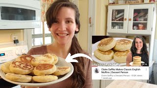 I Tested Claire Saffitz Classic English Muffin Recipe Claire Makes Ba S Best English Muffins From The Test Kitchen Bon App Tit