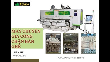 LÀM CHÂN BÀN GHẾ VỚI MÁY PHAY CNC 4 TRỤC 16 DAO 2 BÀN KẸP PHÔI XOAY 360 ĐỘ l WM-4X4CNC/2A