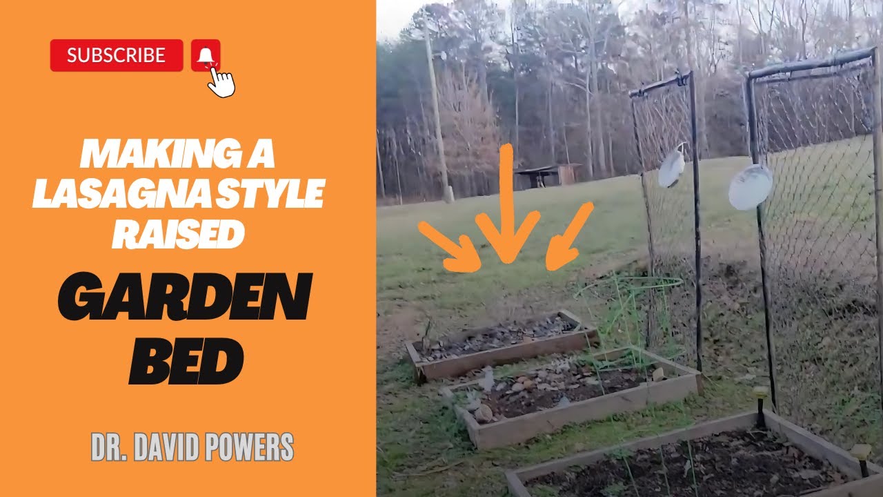 Making a Lasagna Style Raised Garden Bed