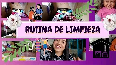 MI PRIMER VIDEO / MI RUTINA DE LIMPIEZA + CON MI P...