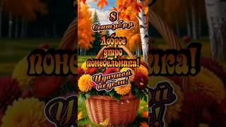 8 Сентября! Доброе утро понедельника, мои хорошие!🤍🌹🕊️☕🥧#доброеутро #понедельник #популярное #врек