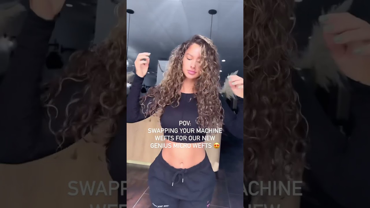 Invisible Beaded Row Install w/ Beach Wavy Genius Wefts from Bel-Hair Extensions