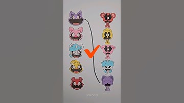 Poppy playtime smiling critters3 matching line puzzle🎨🧩