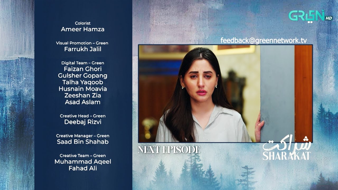 Sharakat Episode 41 (Teaser) 11th August 2025 | Sumaiyya Bukhsh - Danial Afzal Khan | Green TV