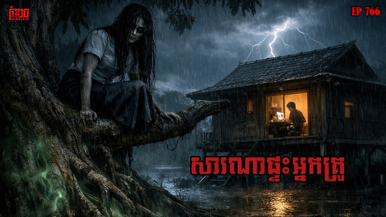 សារណាផ្ទះអ្នកគ្រូ | កុំខ្លាច-KOMKLACH | Ghost Stories | និទានរឿងខ្មោច EP766