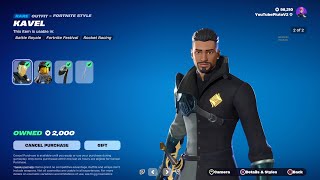 NEW KAVEL BUNDLE! Fortnite Item Shop Right Now [February 20th, 2024]
