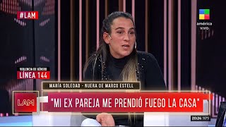 💬 "Mi expareja me apuntó con dos armas": María Soledad, nuera de Marco Estell